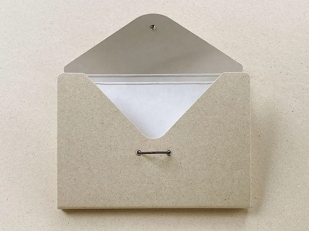 Dokumentenmappe A5 – Graspapier – Bild 2