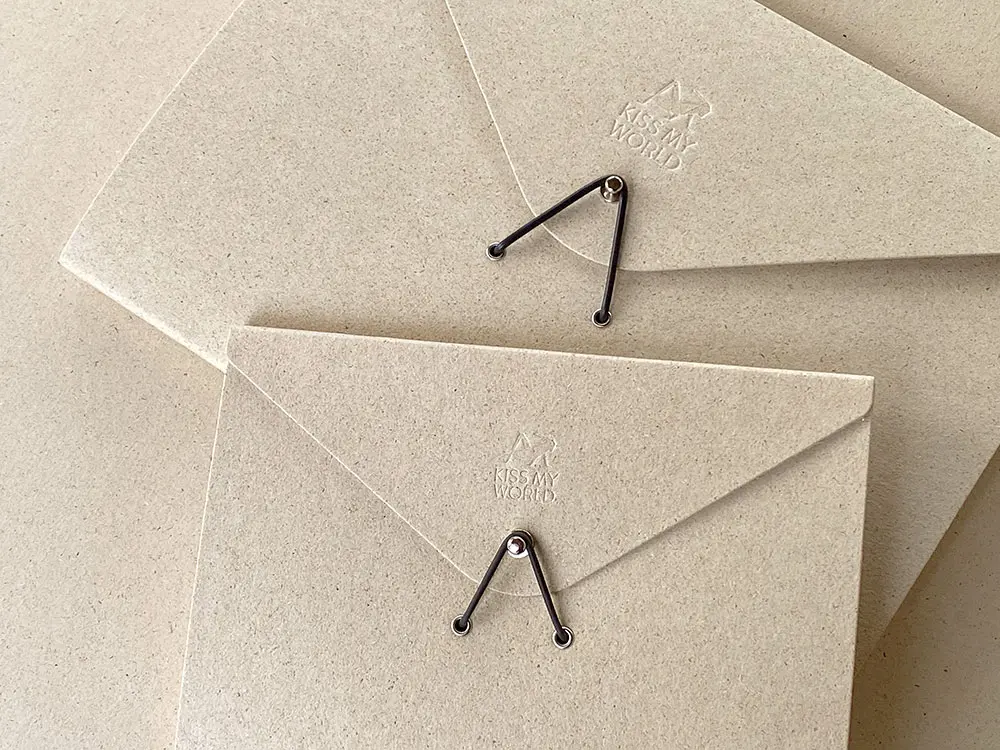 Dokumentenmappe A5 – Graspapier – Bild 3