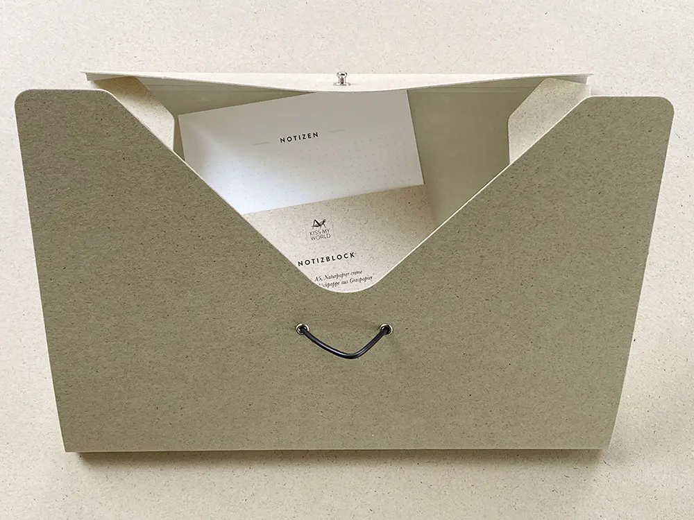 Dokumentenmappe A4 – Graspapier – Bild 8
