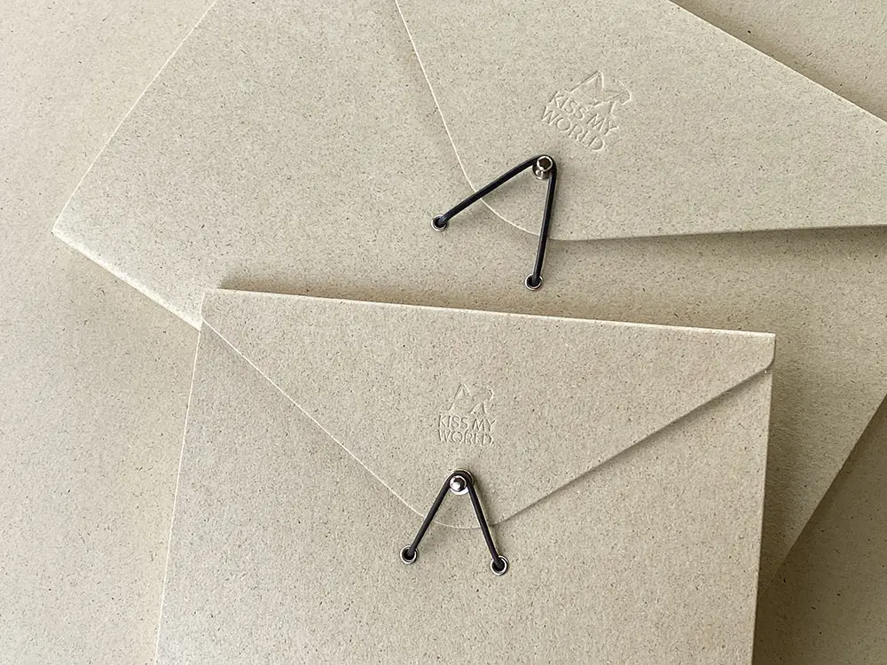 Dokumentenmappe A4 – Graspapier – Bild 2