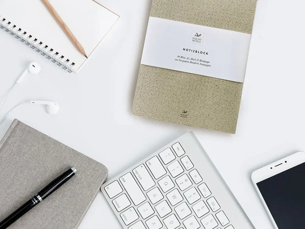 Notizblock – Graspapier