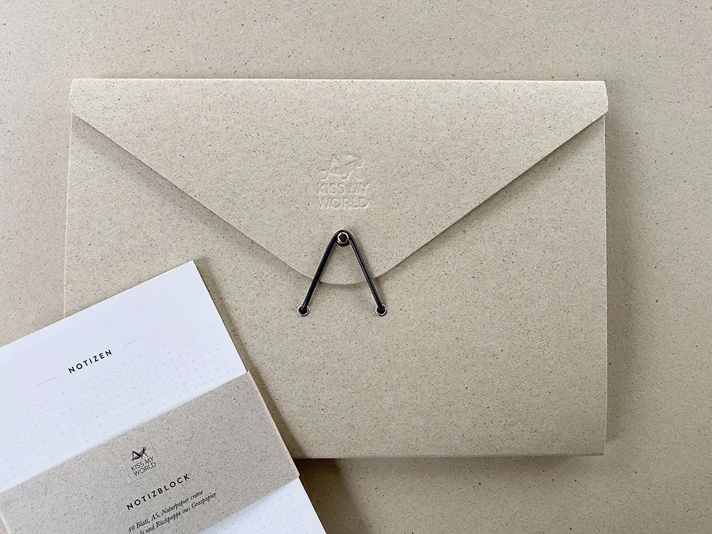 Dokumentenmappe A4 – Graspapier