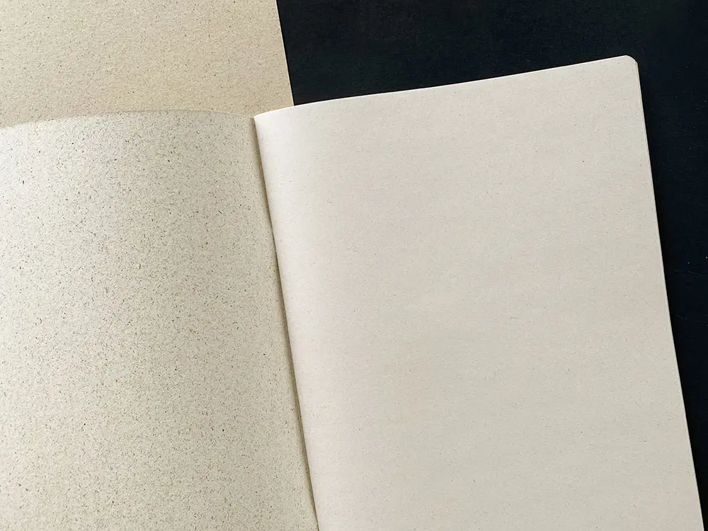 Epochenheft A4 Hoch – Zuckerrohrpapier, blanko