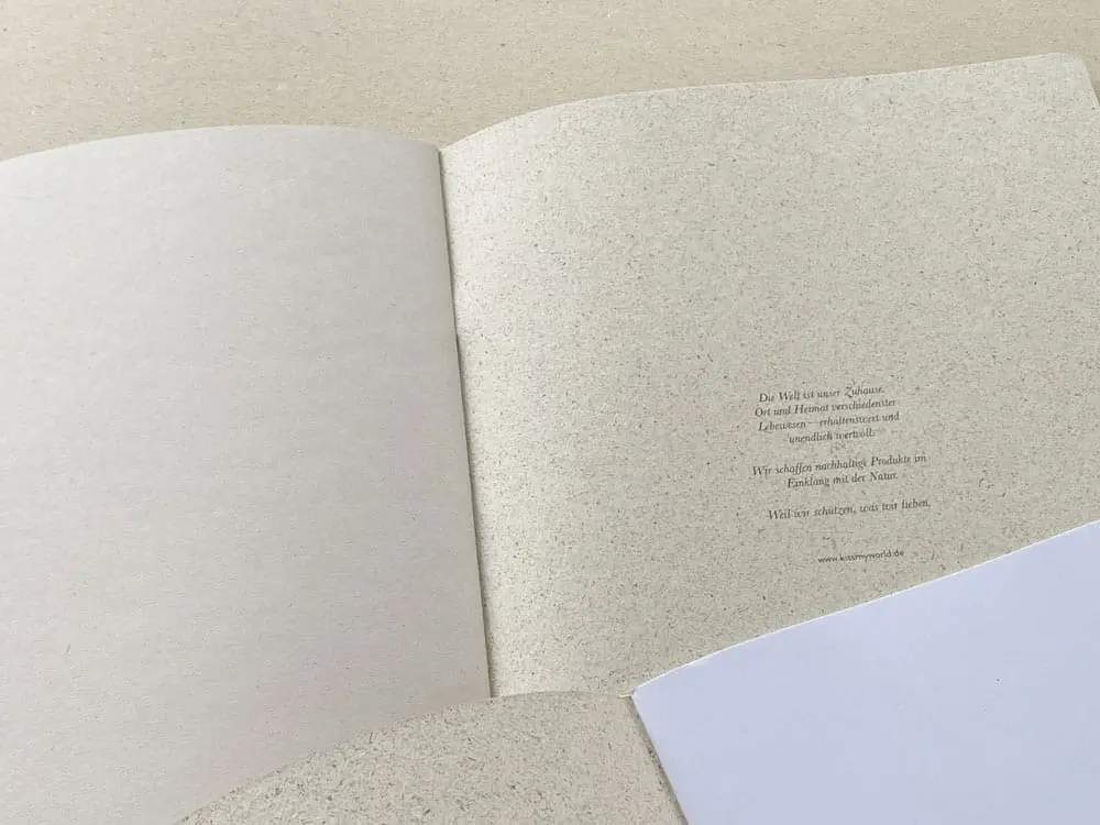 Epochenheft A4 Hoch – Zuckerrohrpapier, blanko – Bild 4