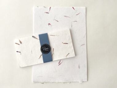 Briefpapier-Set Astern – Handgeschöpftes Baumwollpapier