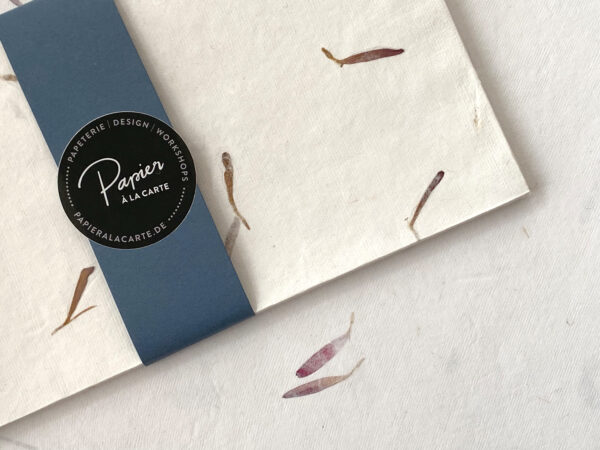 Briefpapier-Set Astern – Handgeschöpftes Baumwollpapier – Bild 2